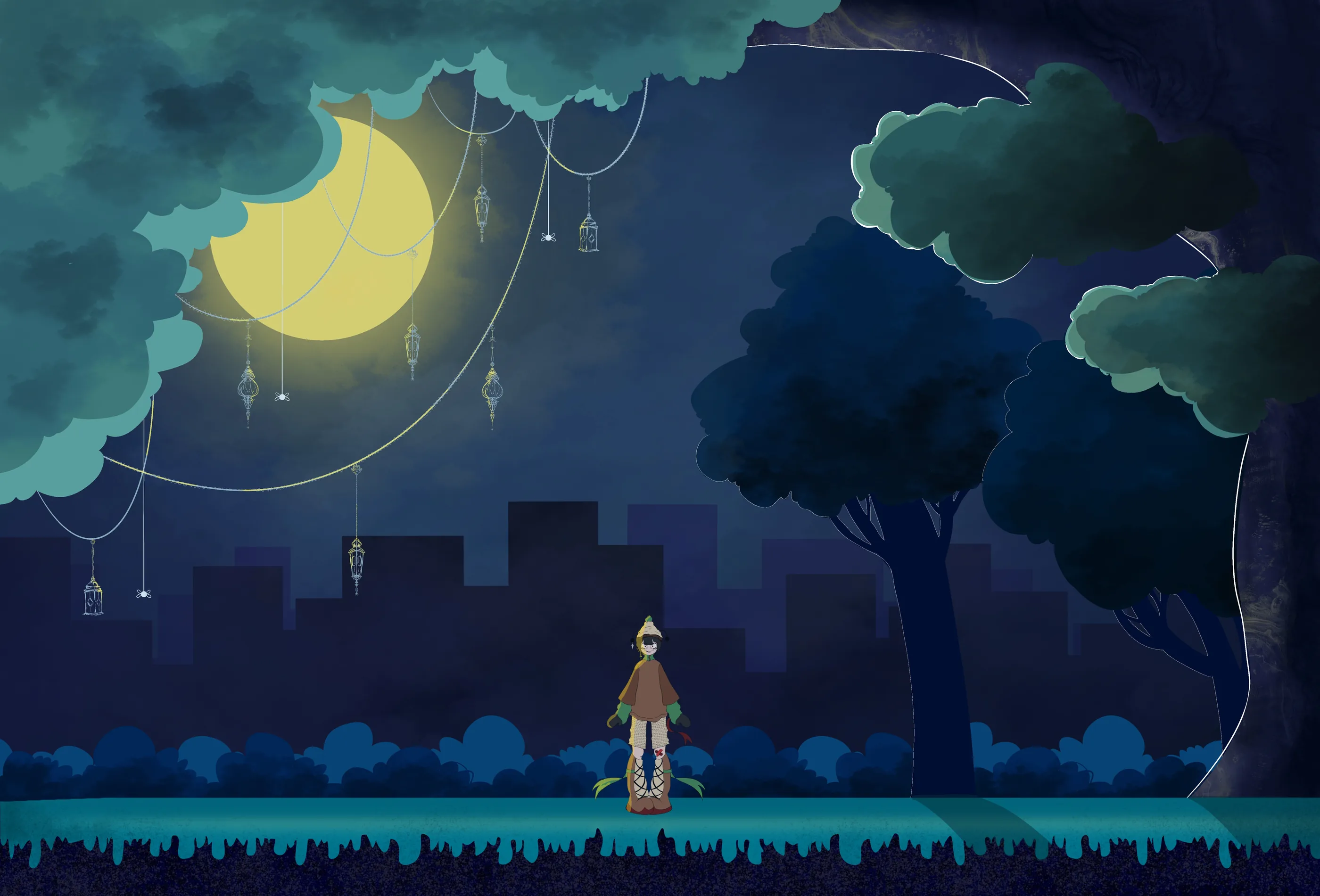 Office Bloom — in-game concept art