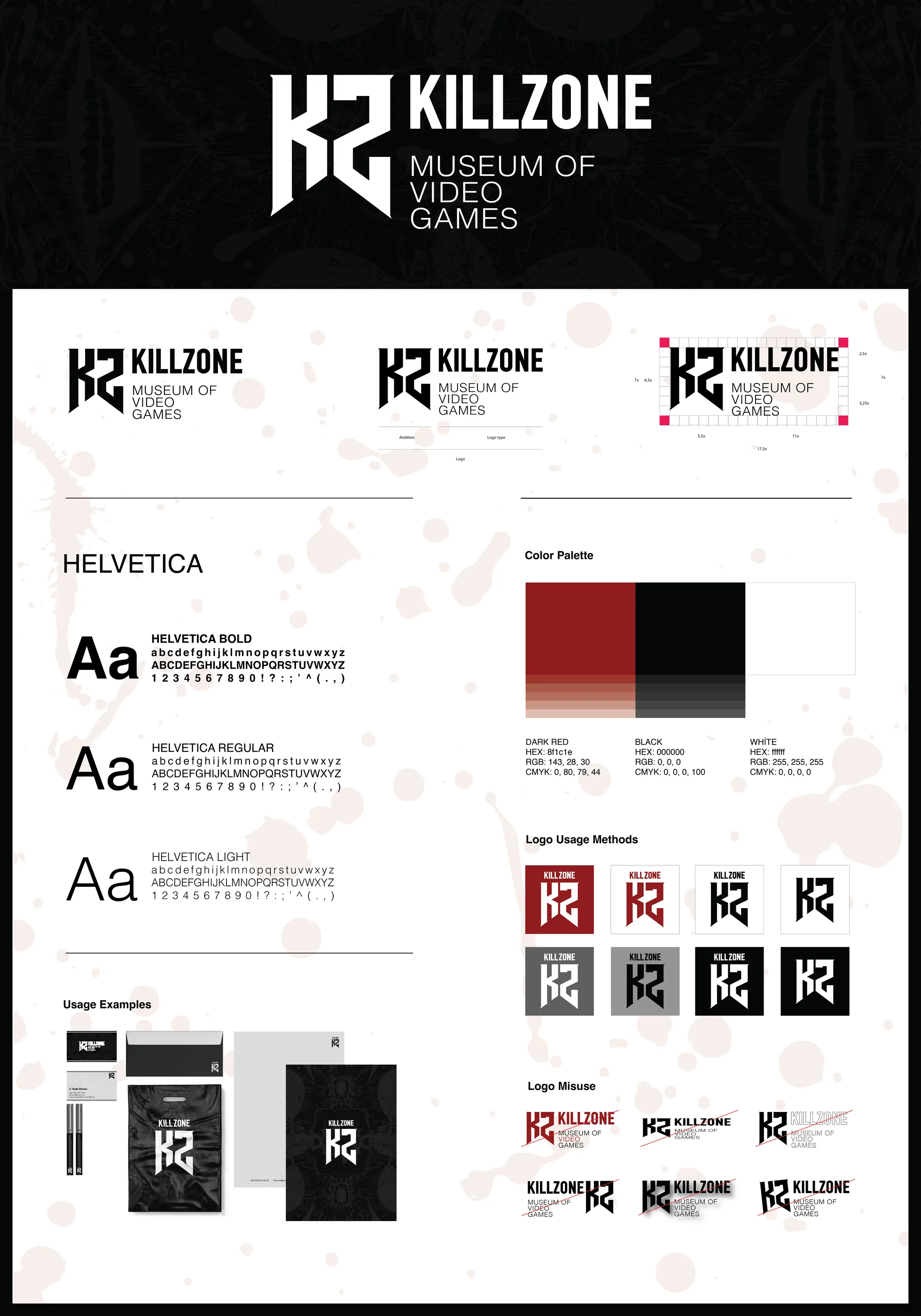 Killzone — bloody editorial brand spread