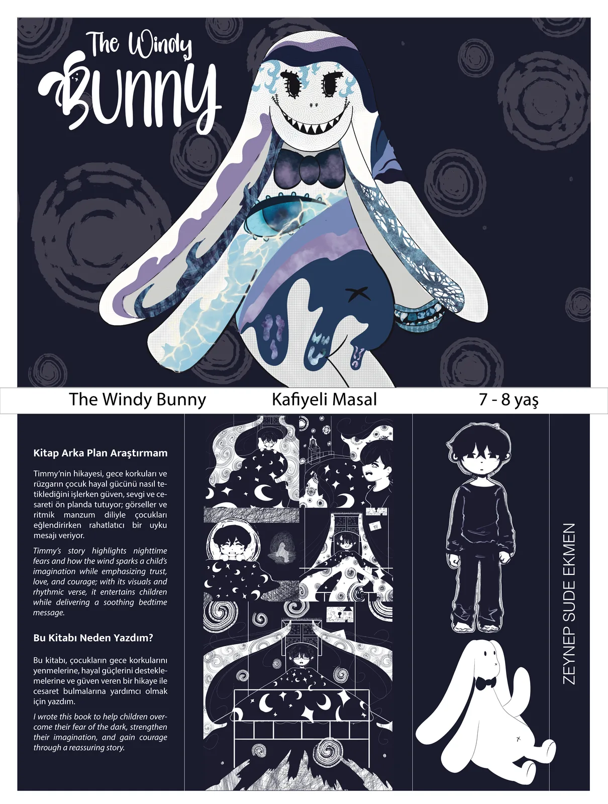 Windy Bunny — cover and back layout